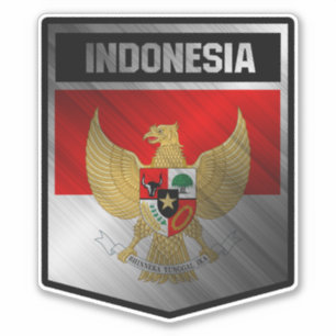 Indonesien Aufkleber