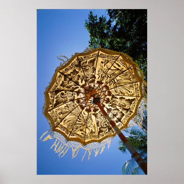Indonesien, Bali | Temple Umbrella Poster (Vorne)