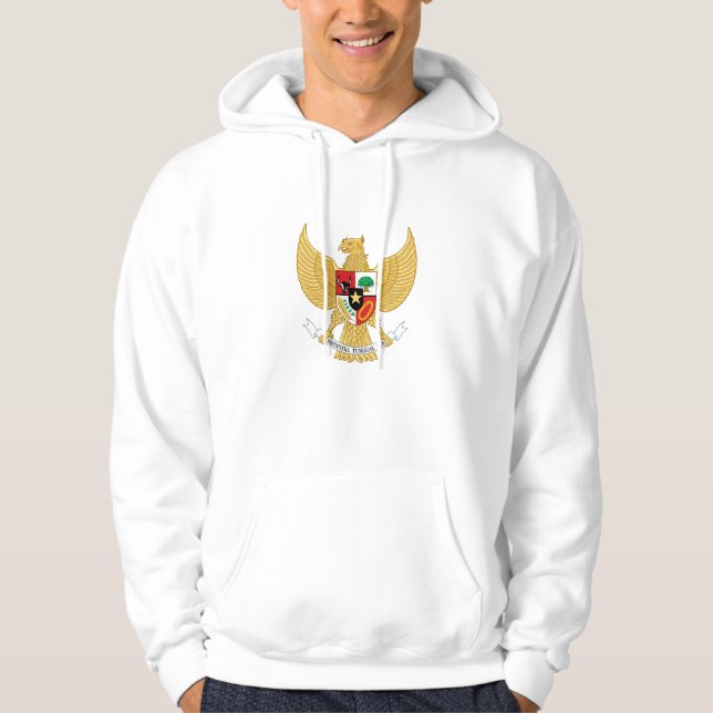 Indonesien-Emblem Hoodie (Vorderseite)