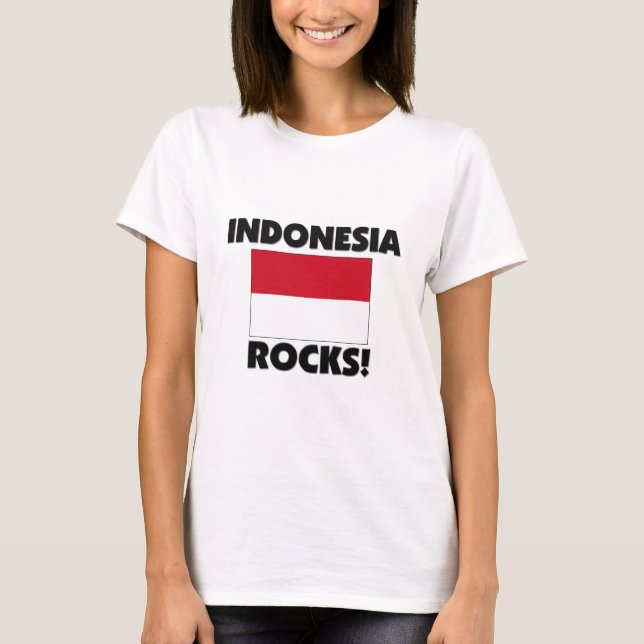 Indonesien-Felsen T-Shirt (Vorderseite)