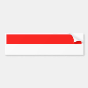 Indonesien-Flagge Autoaufkleber