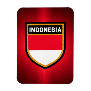 Indonesien-Flagge Magnet