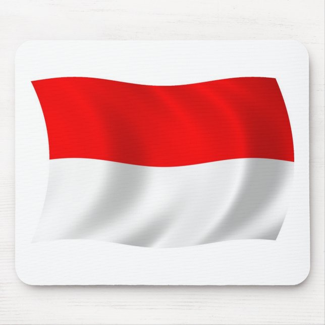 Indonesien-Flagge-Mauspad Mousepad (Vorne)