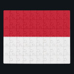 Indonesien-Flagge Puzzle<br><div class="desc">Mehr Produkte: www.zazzle.com/wowsmiley</div>