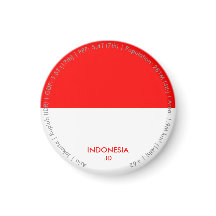 Indonesien-Flaggen-Magnet