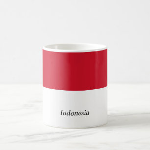 Indonesien-Flaggen-Tasse Tasse