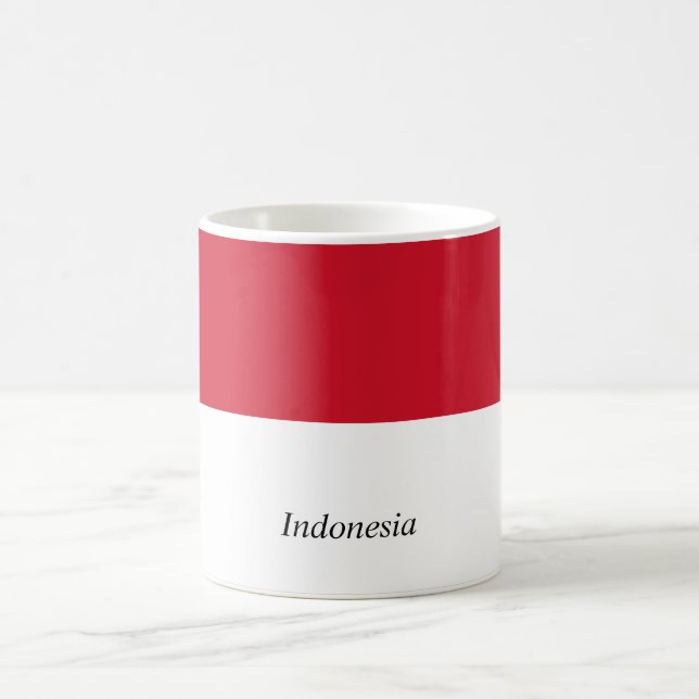 Indonesien-Flaggen-Tasse Tasse (Mittel)
