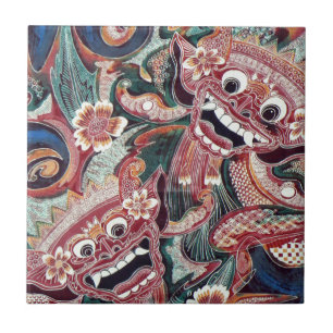 Indonesien Graffiti Fliese