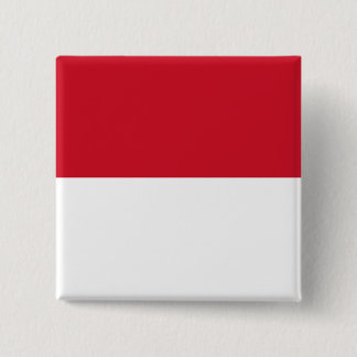 Indonesien ID, Jakarta, Flagge Button