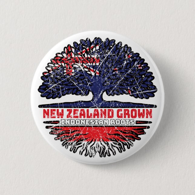 Indonesien Indonesien Neuseeland Neuseeland Button (Vorderseite)