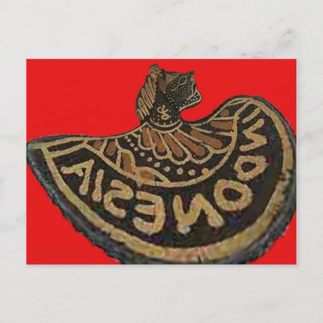 Indonesien Javanese Shadow Puppet Kulturkunst Postkarte (Vorderseite)