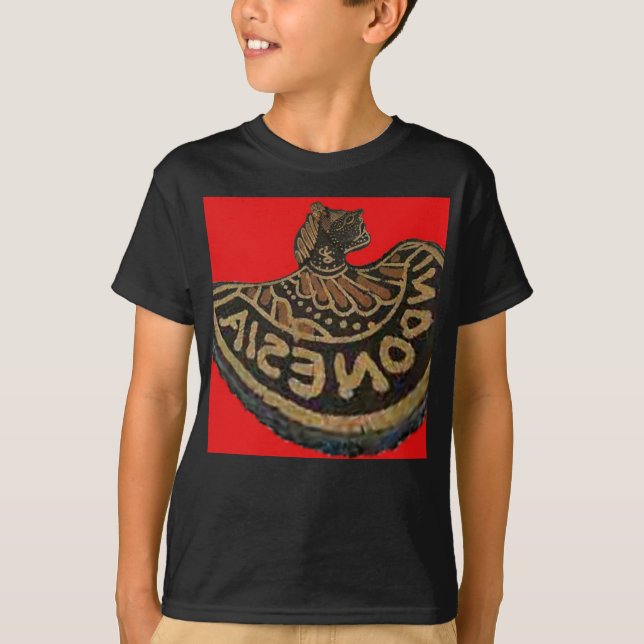 Indonesien Javanese Shadow Puppet Kulturkunst T-Shirt (Vorderseite)