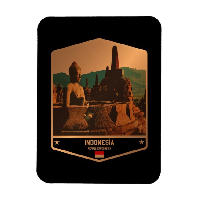 Indonesien Magnet (Vertikal)