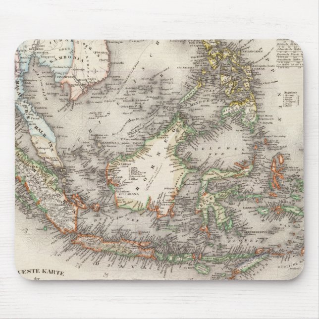 Indonesien, Malaysia Mousepad (Vorne)