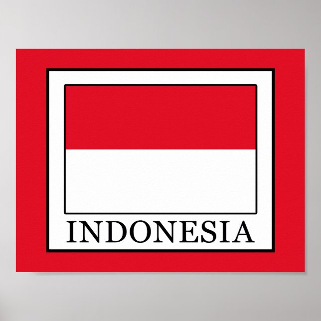Indonesien Poster (Vorne)