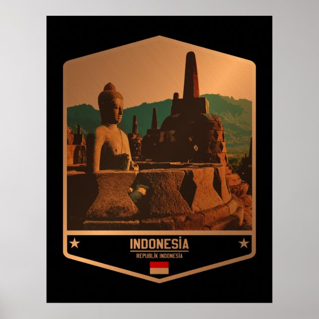 Indonesien Poster (Vorne)