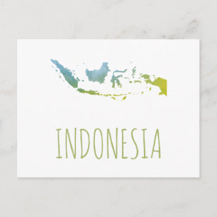 Indonesien Postkarte