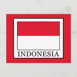 Indonesien Postkarte