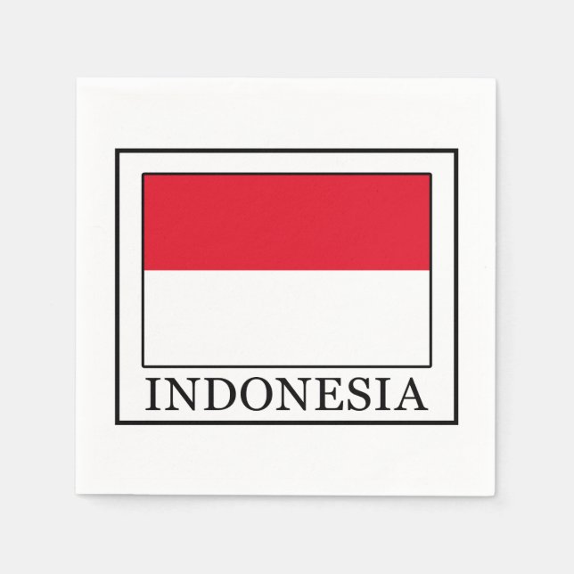 Indonesien Serviette (Vorderseite)