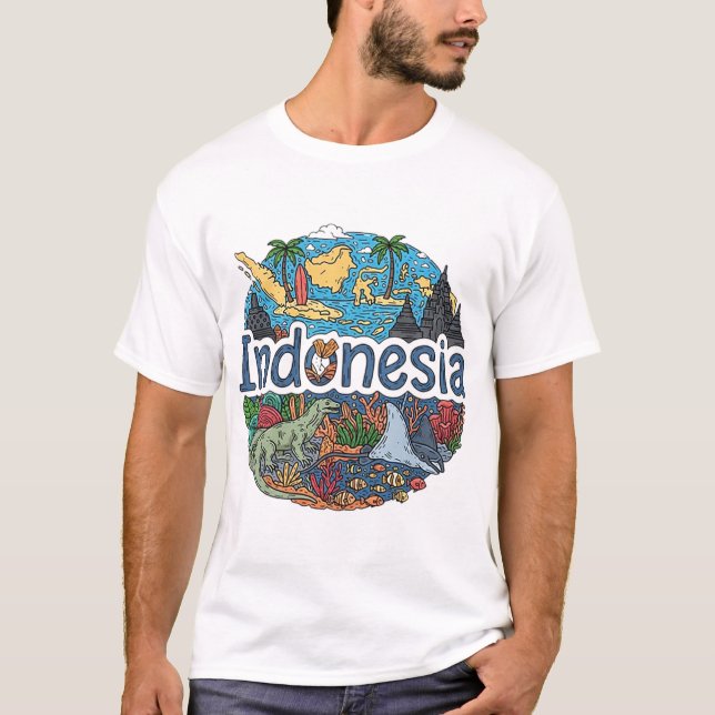 INDONESIEN T-Shirt (Vorderseite)