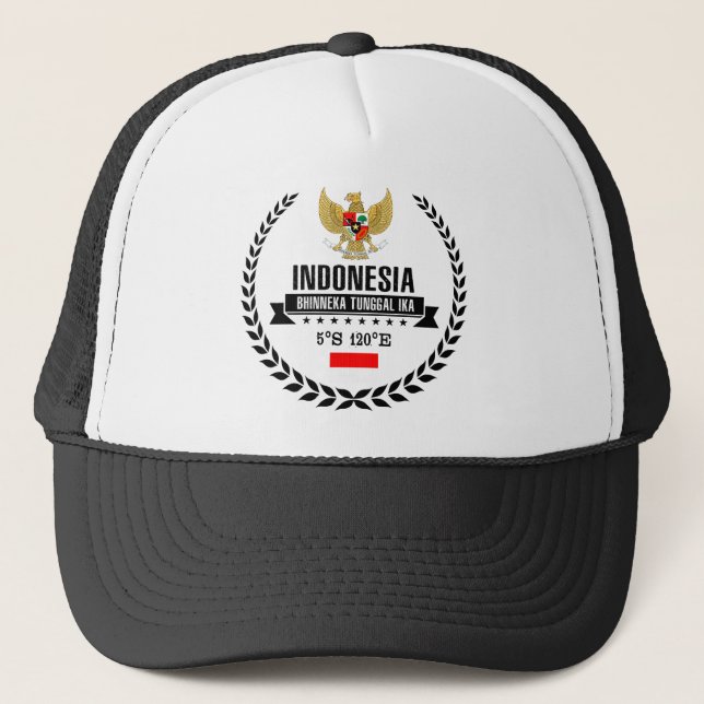 Indonesien Truckerkappe (Vorderseite)