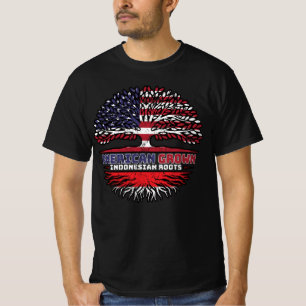 Indonesien USA USA USA Vereinigte Staaten T-Shirt
