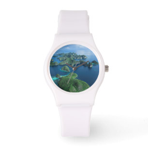 Indonesien, West-Papua. Luft von Raja Ampat Armbanduhr