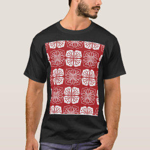 Indonesisch Batik Kawung Gurda Design T-Shirt