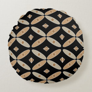 Indonesisch Batik Pillow Rundes Kissen