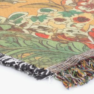 Indonesische Batik balinesisch Yellow Orange Decke