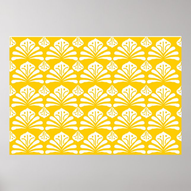 indonesische Batik typisches Design, Kombination v Poster (Vorne)
