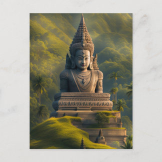 Indonesische Buddha Postkarte