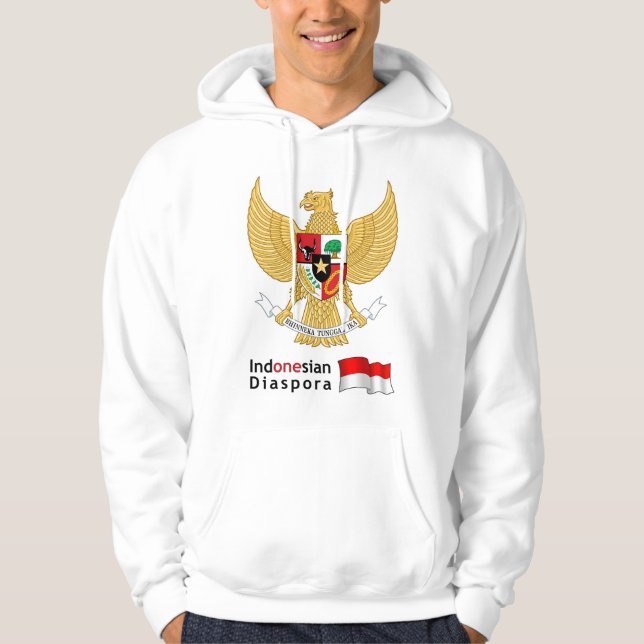 Indonesische Diaspora Hoodie (Vorderseite)
