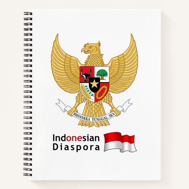 Indonesische Diaspora Notizbuch (Vorderseite)