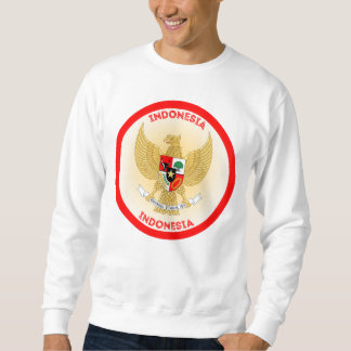 indonesische Emblem-Circle-Form Sweatshirt