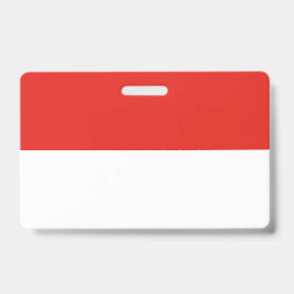 Indonesische Flagge Ausweis