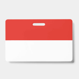 Indonesische Flagge Ausweis