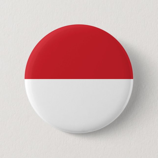 Indonesische Flagge Button (Vorderseite)