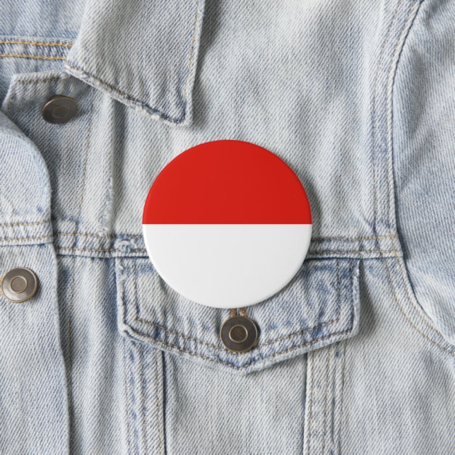 Indonesische Flagge Button (Beispiel)