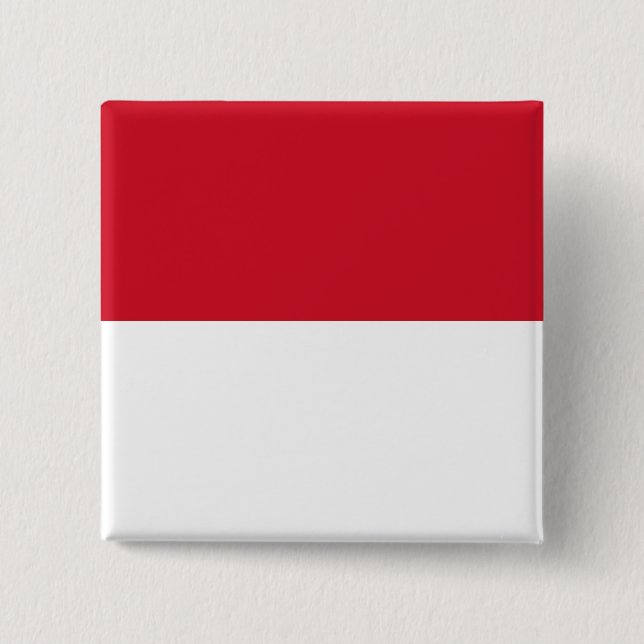 Indonesische Flagge Button (Vorderseite)