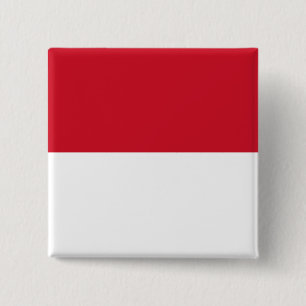 Indonesische Flagge Button