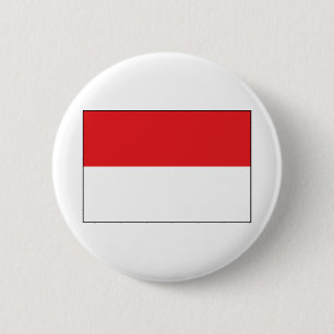 Indonesische Flagge Button