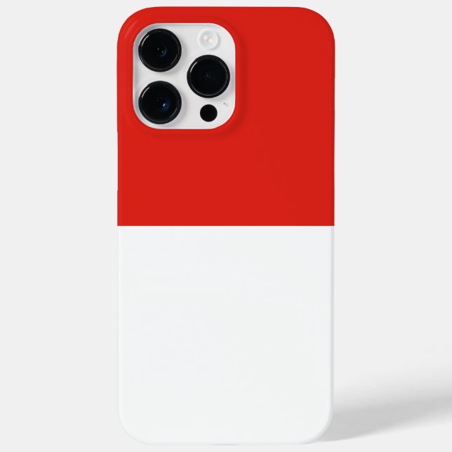 Indonesische Flagge Case-Mate iPhone Hülle (Rückseite)