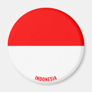 Indonesische Flagge Charming Patriotic Magnet