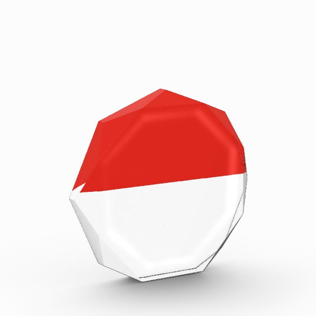 Indonesische Flagge Fotoblock (Links)