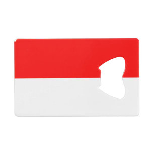 Indonesische Flagge Geldbeutel Flaschenöffner
