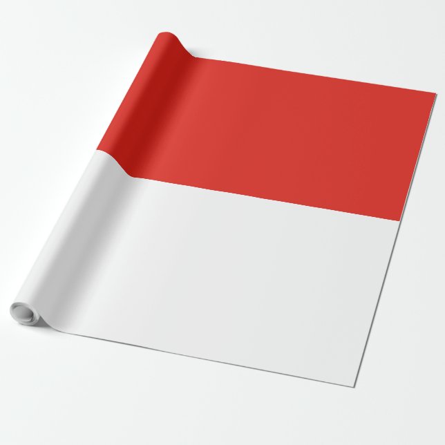 Indonesische Flagge Geschenkpapier (Ungerollt)