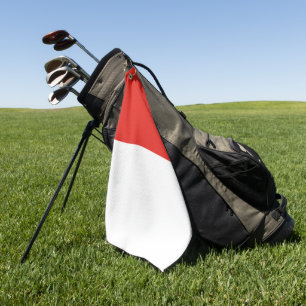 Indonesische Flagge Golfhandtuch