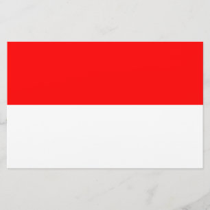 Indonesische Flagge (Indonesien) Briefpapier