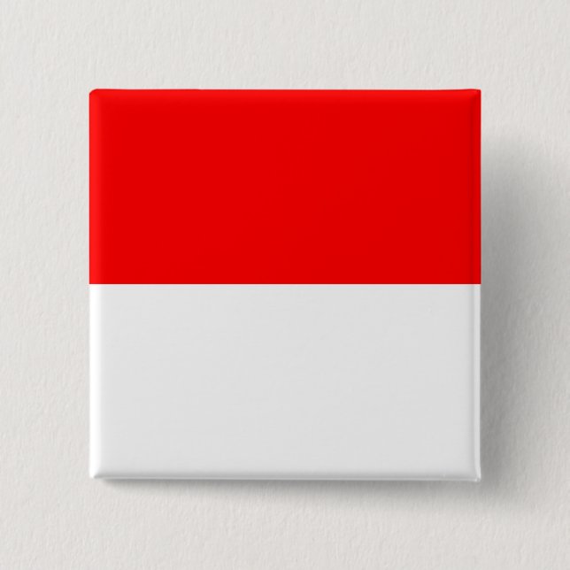 Indonesische Flagge (Indonesien) Button (Vorderseite)